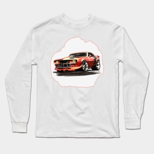 Street Rod Camaro Illustration - Image Long Sleeve T-Shirt